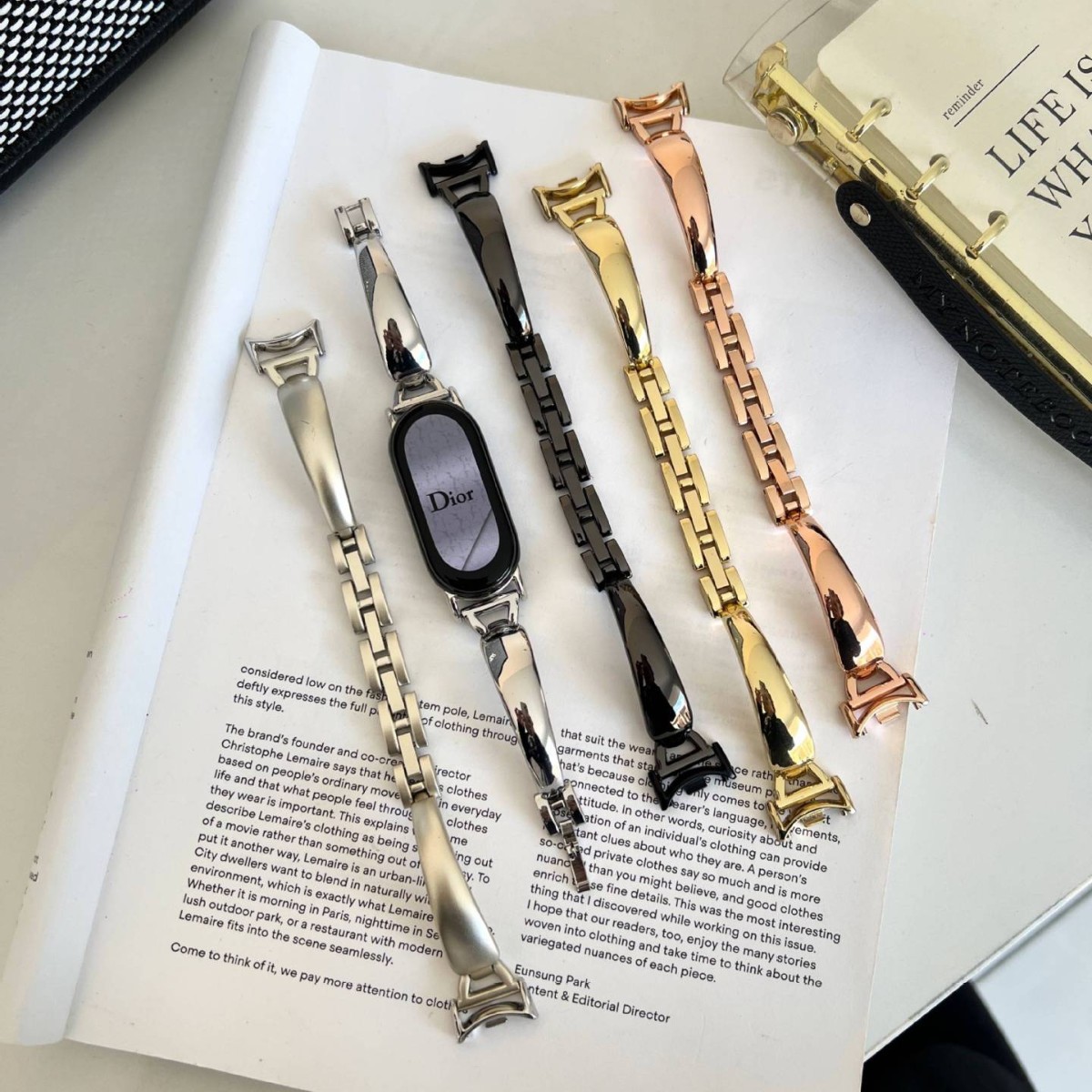 D-Shaped Curved Metal Watch Strap Suitable for Apple Iwatch3456789S10 Watch Wrist Strap Apple Watch Strap