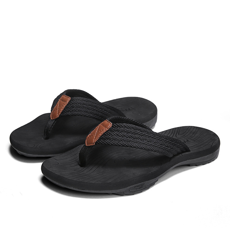 Herren Kokos Flip-flops Mit Hoher Elastizität Und Dicker Sohle_voghion.com