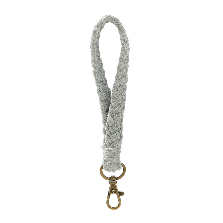 4가닥 브레이드 - 라이트 그레이