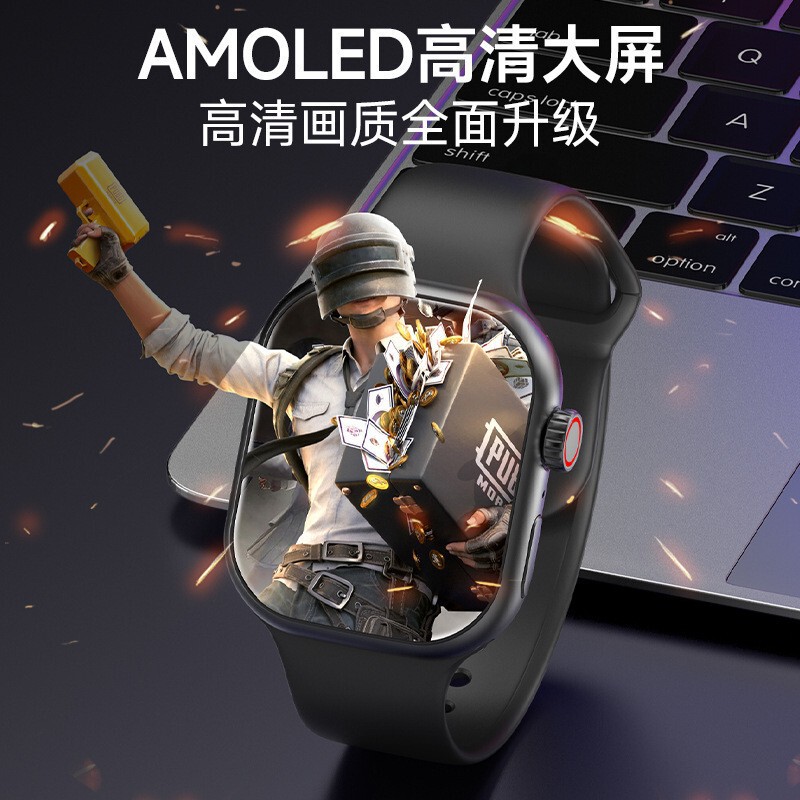 插卡全网通智能手表2025新款华强北S10proMAX智能手表蜂窝旋转摄|undefined
