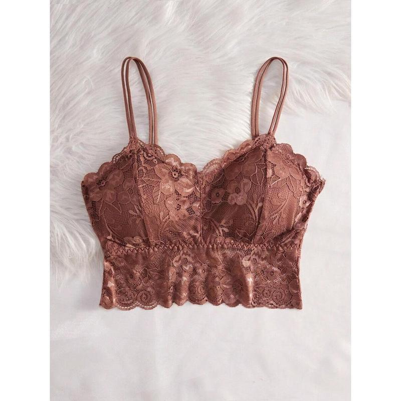 Floral Lace Bralette LingerieSexy charming beautiful and