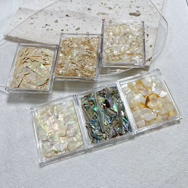 Nail Art Japanese Style Shell Jewelry Natural Magic Color New All-match Internet Celebrity Series ins Style Nail Decoration Shell