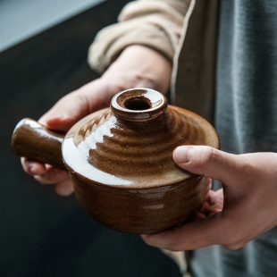 Creative Casserole Stew Pot Stoneware Microwave Small Pot Household Pot Rice Cooking Porridge High Temperature Soup Pot Healthy with Lid Townsend Health