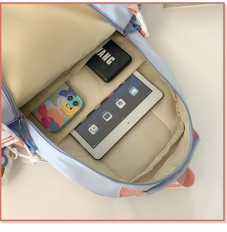 书包初中女生高颜值小众ins风大学生小众设计感旅行电脑双肩包