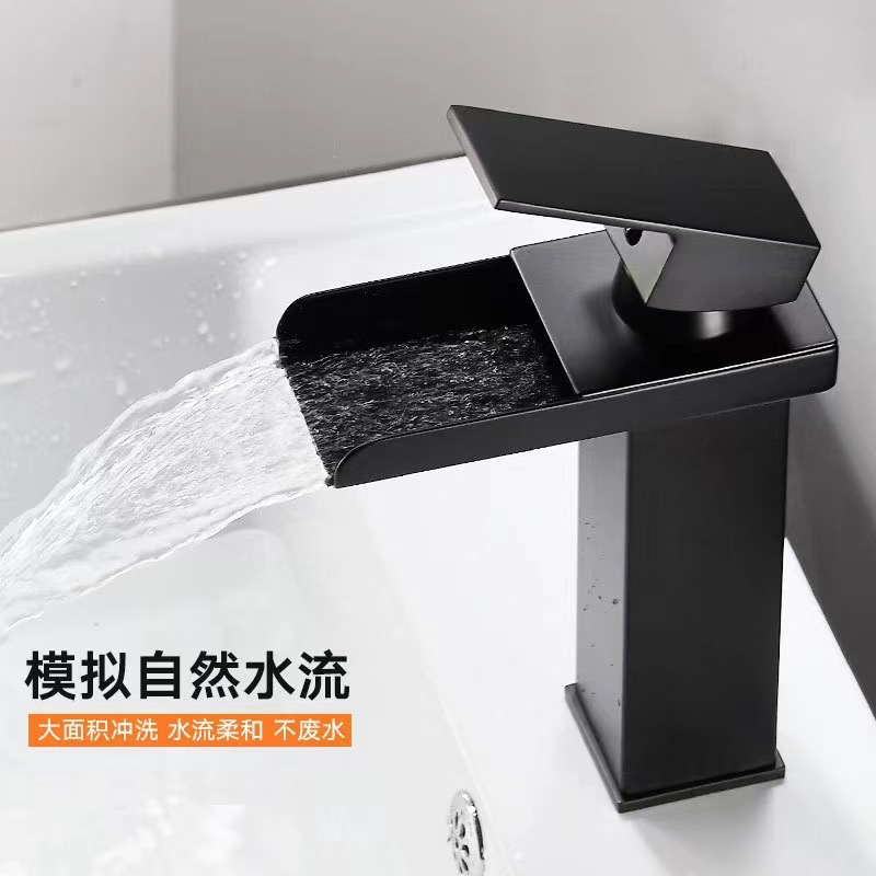 Fábrica directa cascada transfronteriza agua caliente y fría lavabo