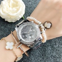 星空漸變假六針手表批發石英表10年經驗美國品牌手表鑲鑽女表