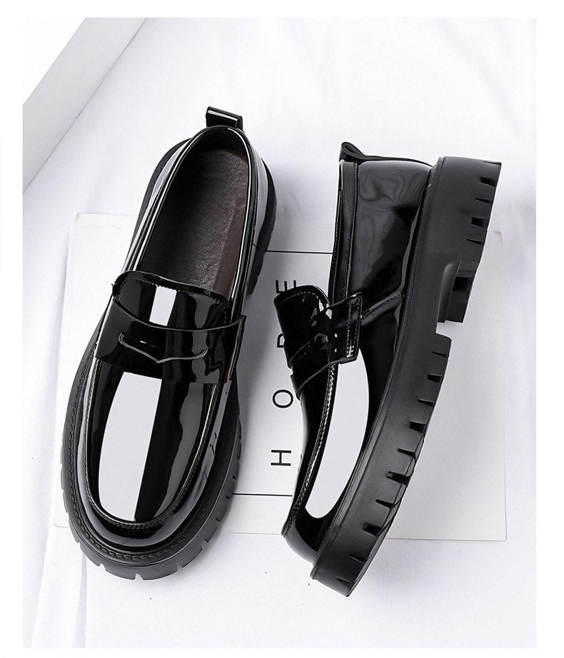 Bốt Martin nam cổ thấp mũi tròn độn đế, phong cách Anh Quốc casual, thoáng khí, chống trượt — Màu nâu, màu đen chi tiết 23