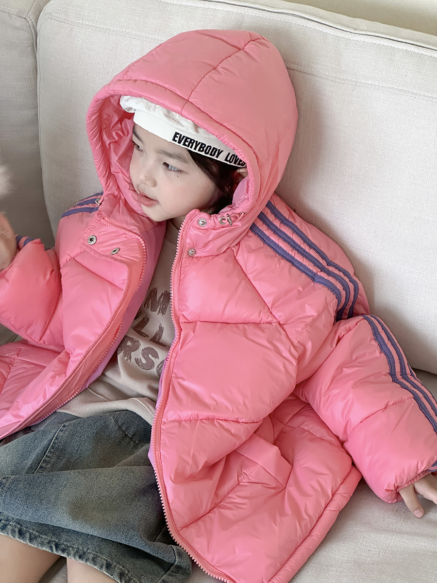Ropa de algodón gruesa coreana para niños otoño e invierno abrigo de algodón casual para niños y niñas ropa de algodón de pluma de comercio exterior transfronterizo ropa infantil