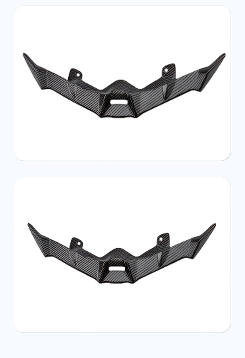 Xilu Motorcycle Modification Accessories ADV160 Modified Water Ripple Fixed Wind Wing Exterior Parts Carbon Fiber Body Parts