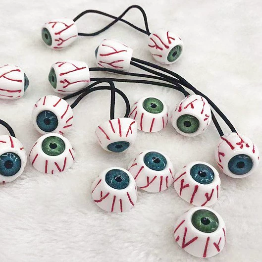 Япония Харадзюку Соскол eyeballs смола кровавые глаза на Хэллоуин аксессуары ужас призрачные глаза кровотечение демон