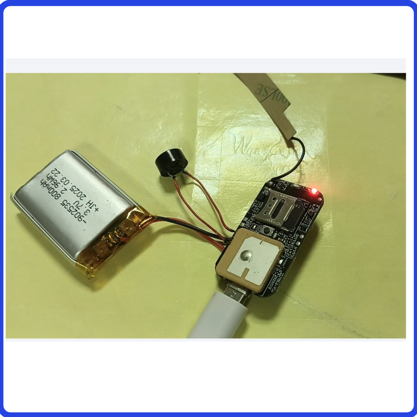 默认1年 4G GPS定位器超低功耗GPS定位器主板带蜂鸣器可嘀嘀响