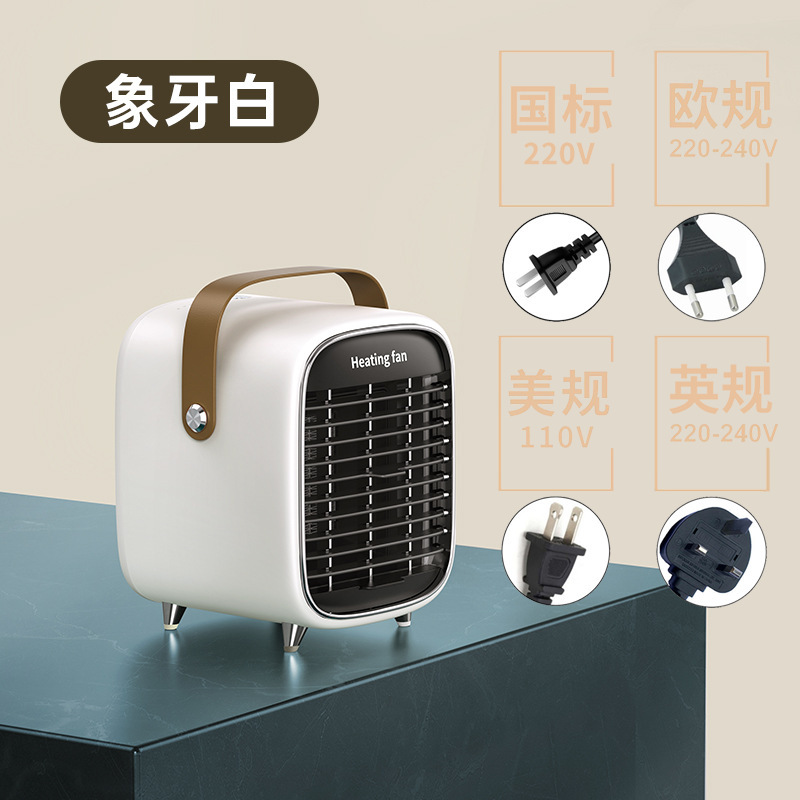 2025 Nuevo Mini calentador para el hogar Calentador eléctrico de escritorio Calentador pequeño Portátil transfronterizo
