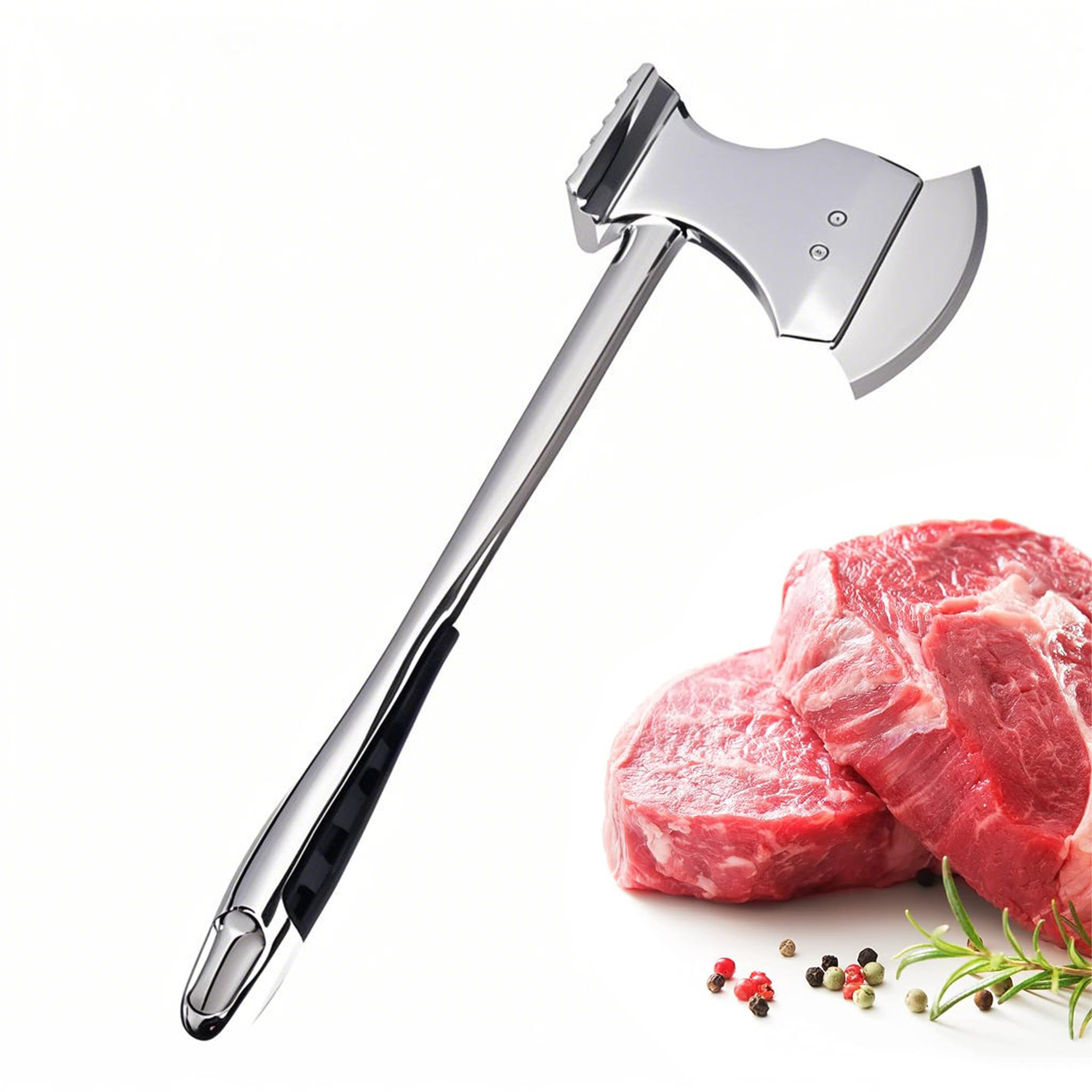 Multifunctional Floss Meat Hammer Zinc Alloy Kitchen Cut Steak…