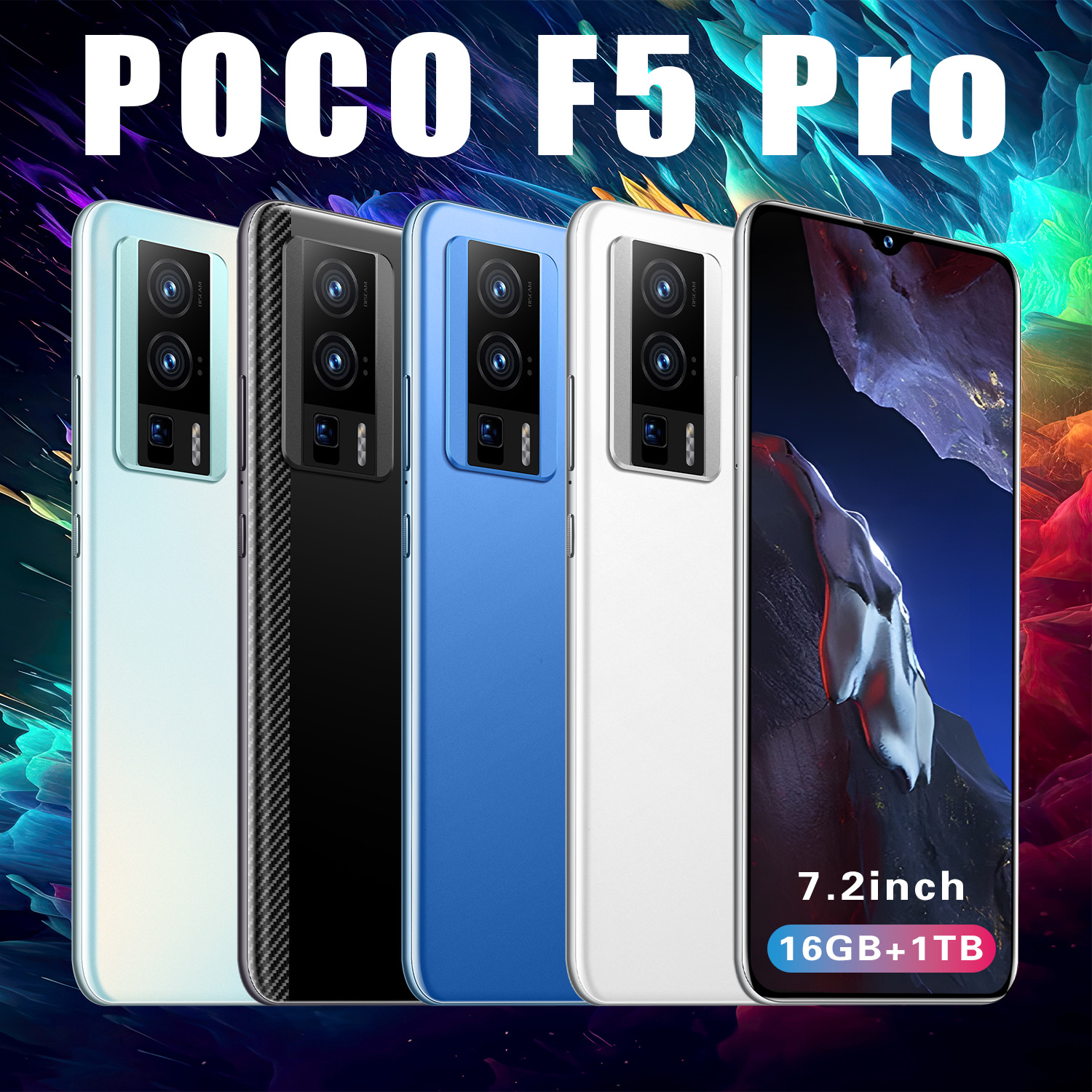 跨境爆款POCO F5 Pro安卓智能手机高清大屏全球通外贸一体内置机