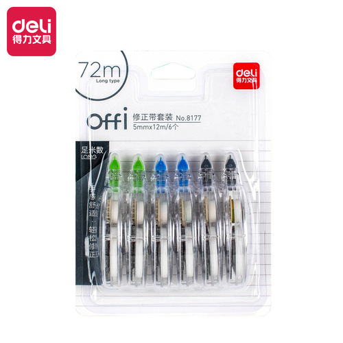 Effective correction tape with cute stationery for writing errors. Large-capacity correction tape for students. Affordable correction tape.