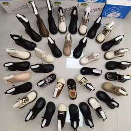 儿童马丁靴品牌撤柜尾货男女童鞋马丁靴秋冬软底皮靴外贸混批跨境