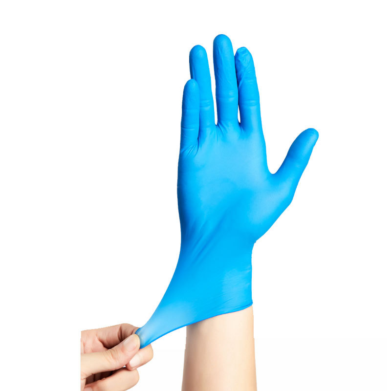 Disposable Gloves Powder-free Rubber Embroidered Oil-proof Food Inspection Gloves Compound Nitrile Pvc Gloves