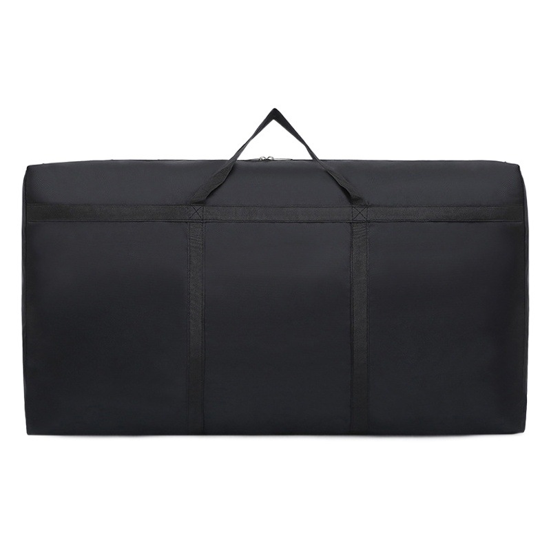 Negro Oxford tela casa móvil bolsa de gran capacidad color sólido ropa edredón bolsa de almacenamiento engrosada equipaje bolsa de embalaje al por mayor