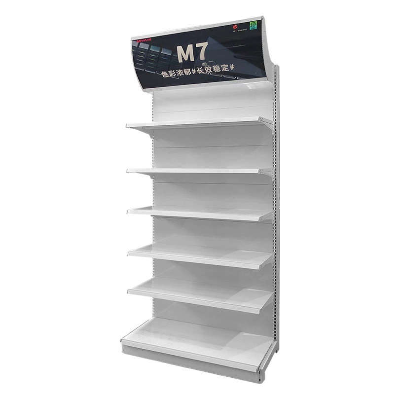 Новый матовый серый световой стенд стенд для дисплеев для удобного магазина Односторонний магазин канцелярских товаров
