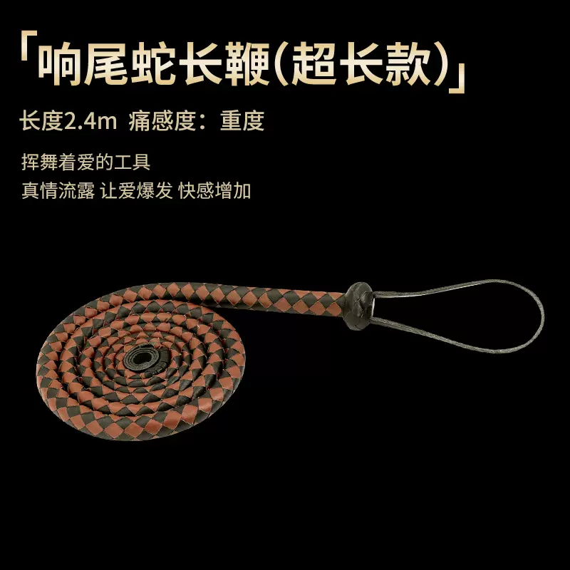 厂家直供亚马逊货源SM情趣加长皮鞭教鞭马鞭成人调节性用品调情