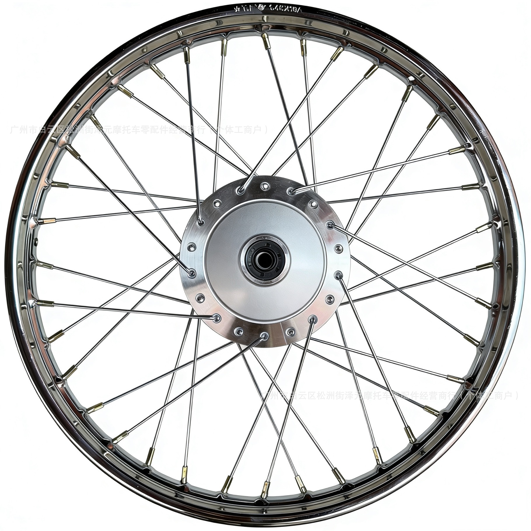 Cg125 Motorcycle Rim Zj125/Cg125 Motorcycle Modified Retro Wheel Front and Rear Wheel Assembly Set