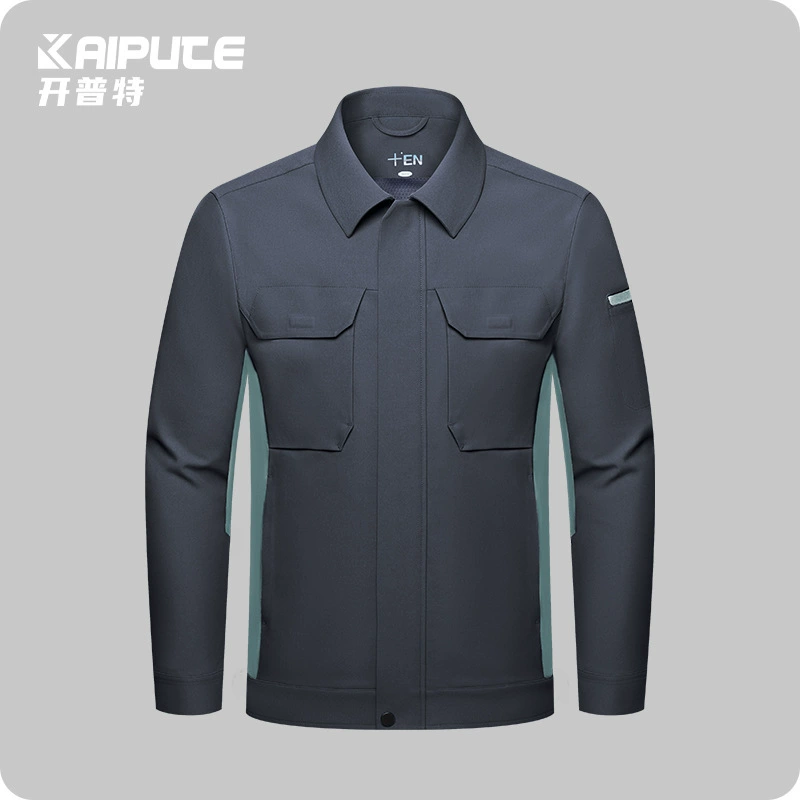 Весенний и осенний комбинезон с длинными рукавами мужской дышащий цвет бортовой износостойкий топ печать LOGO механик завод куртка экспорта