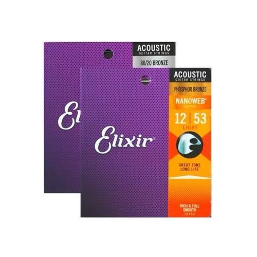 Ilix Guitar Strings Folk Guitar Rust-Proof Set of 6 Strings 11052 Electric Guitar Strings 12052