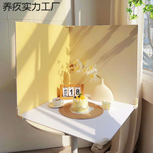 拍照背景板摄影风摆拍道具纯色高级静物烘焙场景