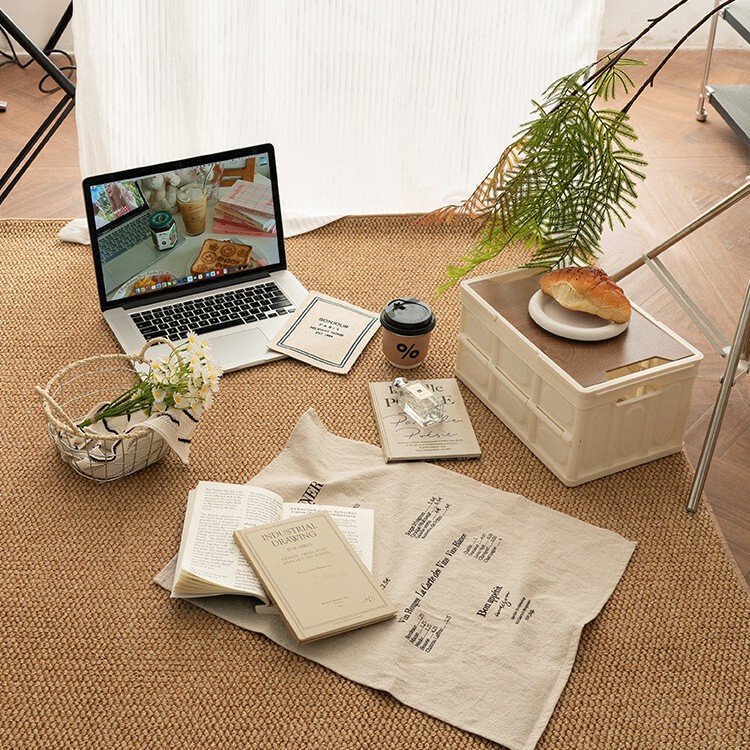 Instagram-Style Photo Props, Internet Celebrity Pose Decorations, Food Photography Ambiance, Plog Carpet, Vintage Books