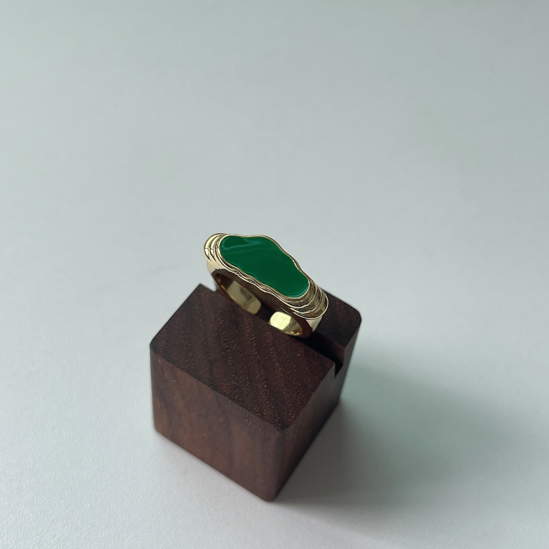 Fashion Clouds Copper Epoxy Open Ring 1 Piece