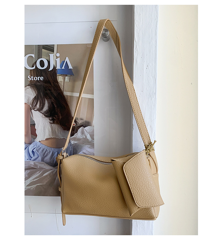 Large-capacity soft-faced single-shoulder bag for women, new style 2025, trendy and retro, stylish and fashionable, with a fashionable and high-quality crossbody bag undefined
