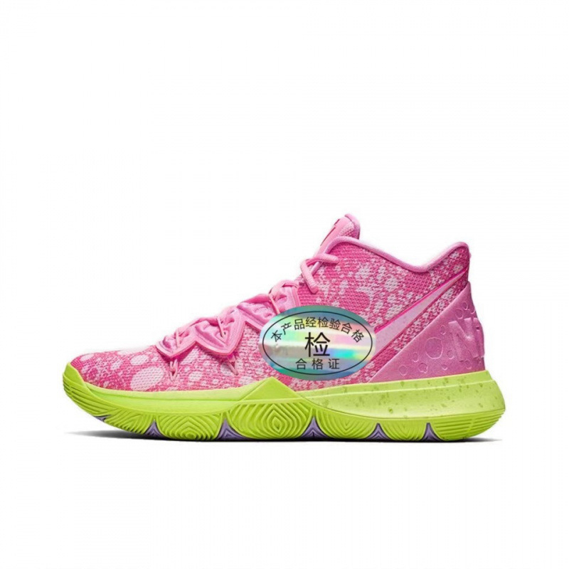 Putian Pure Original Irving Kyrie5 Men's and Women's Basketball Shoes Spongebob Multi-Color Optional Cj6951-600