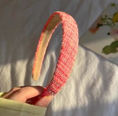 Wide Edge Glamorous Hairpin for Women, Fairy-Tale Style Headband, Retro French Hong Kong Style Hair Clip, Elegant and Simple, Versatile Hair Accessory