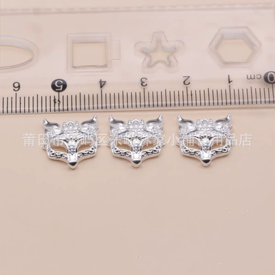 Zərgərlik ara hissələri Mask Spacer Beads Versatile Pure Silver