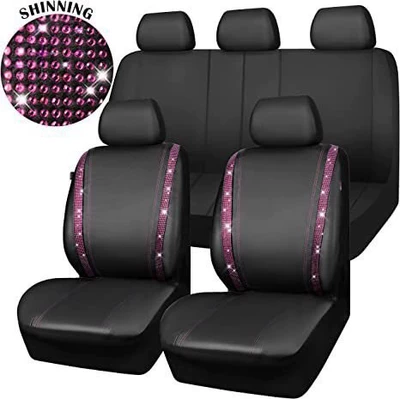 Universal seat cover — Russia - pink-diamond-2-piece-set-single-seat