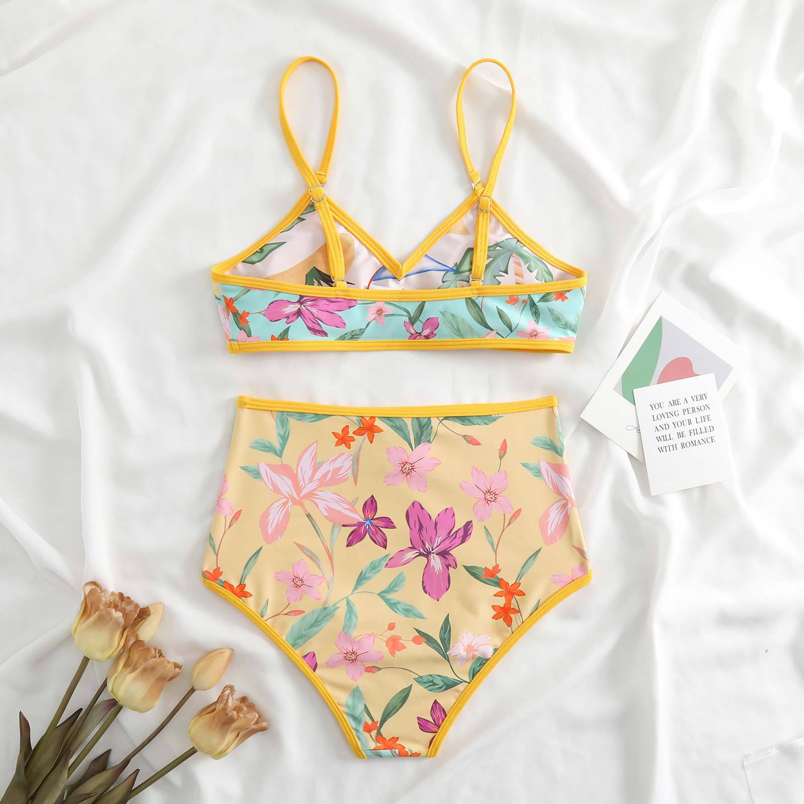 Mujeres Floral Ditsy Bikinis display picture 1