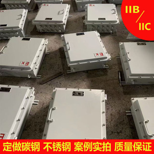 Factory Direct Sales Carbon Steel Explosion-Proof Distribution Box Wiring Box Button Control Box Inspection Box Switch Socket Box Distribution Cabinet