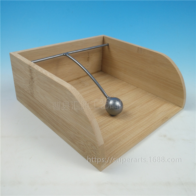 Servilleta de bambú de madera cuadrada de comercio exterior personalizada, caja de papel, soporte inferior de papel, soporte de bambú, restaurante de madera, soporte de toallas de papel de hotel