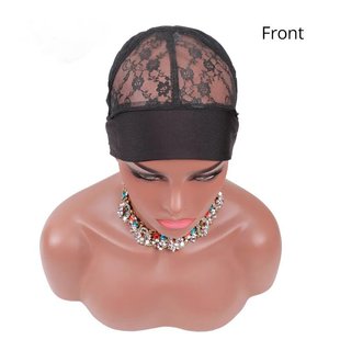 Ice Silk Mesh Cap, Adjustable Size, Ice Silk Turban Headband Cap, Lace Headband Wig Mesh Cap