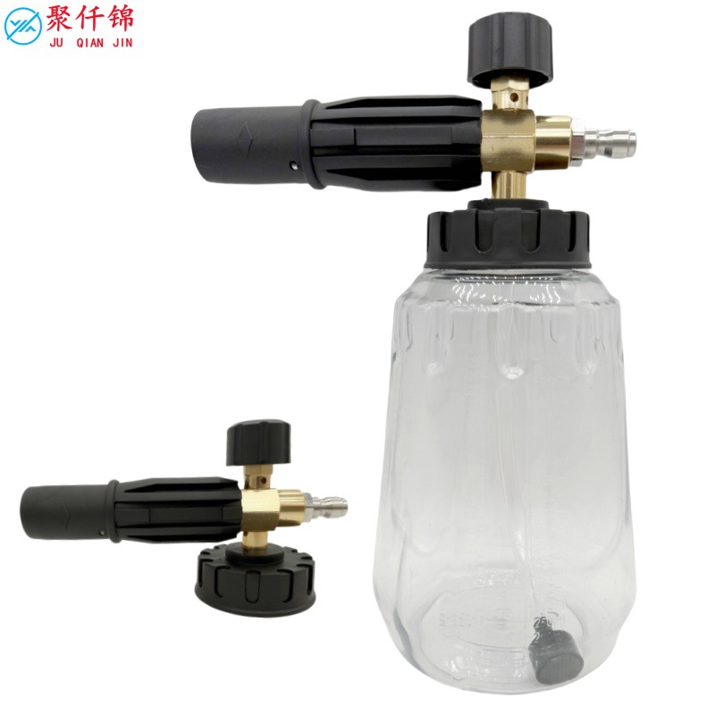 High-Pressure Car Washing Machine, Cleaning Machine, Large-Caliber Spray Bottle, Pa Foam Gun Head, Pa Snowflake Fan-Shaped Foam Pot