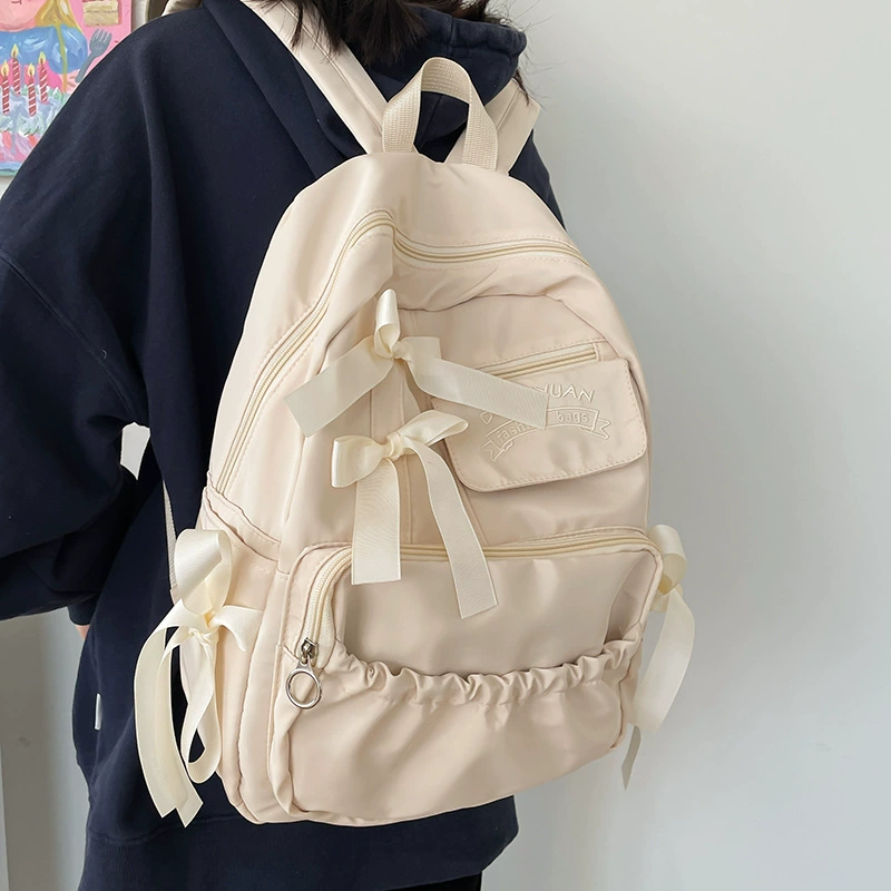 Japanese cute school bag with bow, backpack, shoulder bag