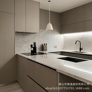 Customized Artificial Stone Quartz Kitchen Countertops