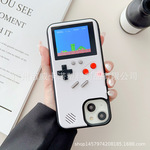 Apple, совместимая игровая приставка pro, чехол для телефона, iphone15, тетрис, новая коллекция, ностальгия, 14, антистресс