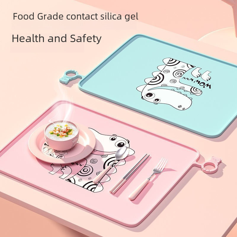 Cartoon children's waterproof table mat odorless