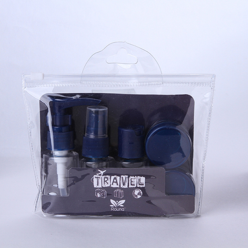 Botella de viaje portátil MOQ 30ml 10g Conjunto de botella de viaje de enlace de cliente individual