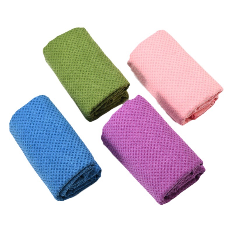Microfiber Anti-Slip Soft Yoga Mat, Custom Thickened Non-Slip Fitness Yoga Blanket, Machine Washable Outdoor Mat