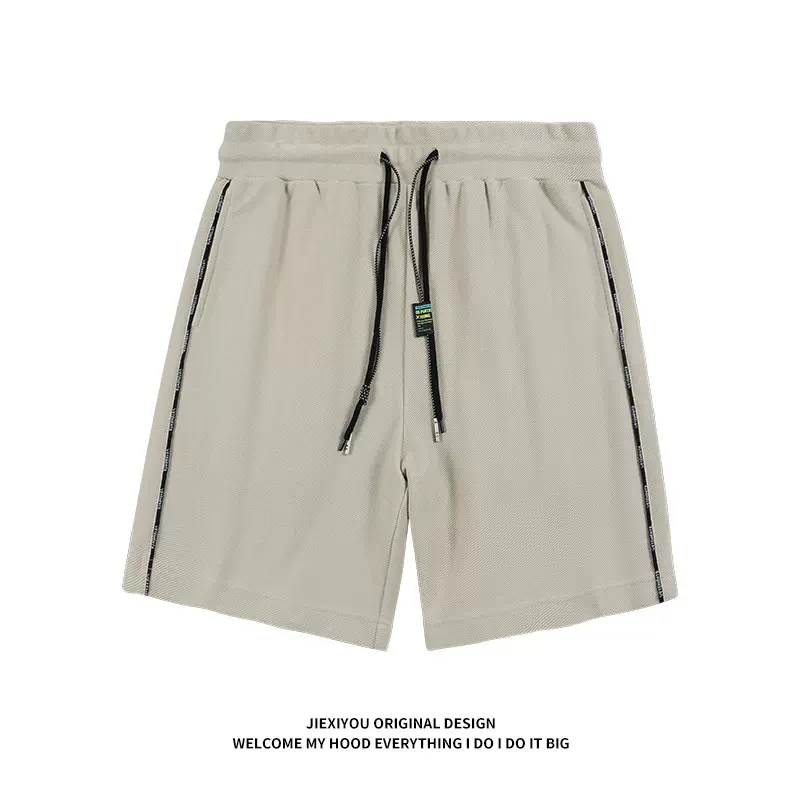 RDJ定制夏季美式机能风冲锋短裤男设计感小众潮牌高街工装五分裤