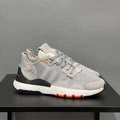 莆田スポーツシューズ男性と女性のための 3 ストライプスナイトジョガージョギングシューズナイトウォーカーリアルポップコーンフォレストシューズ
