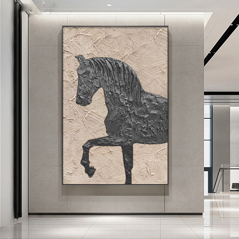 High-end hand-painted three-dimensional texture painting