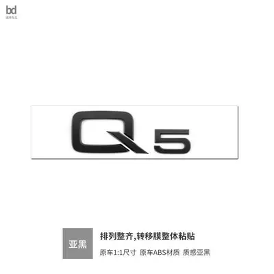 Q4, Q6, and e-tron models; also | Car logo - standard-q5
